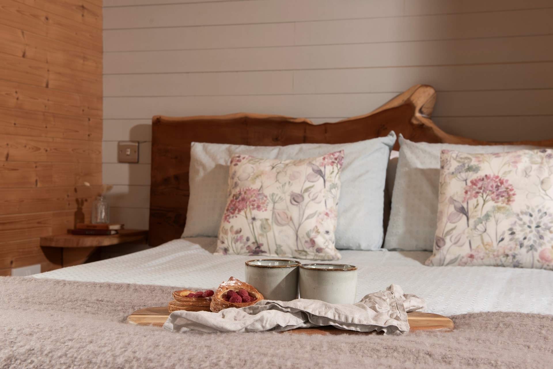 Breakfast in bed is always a good idea. 