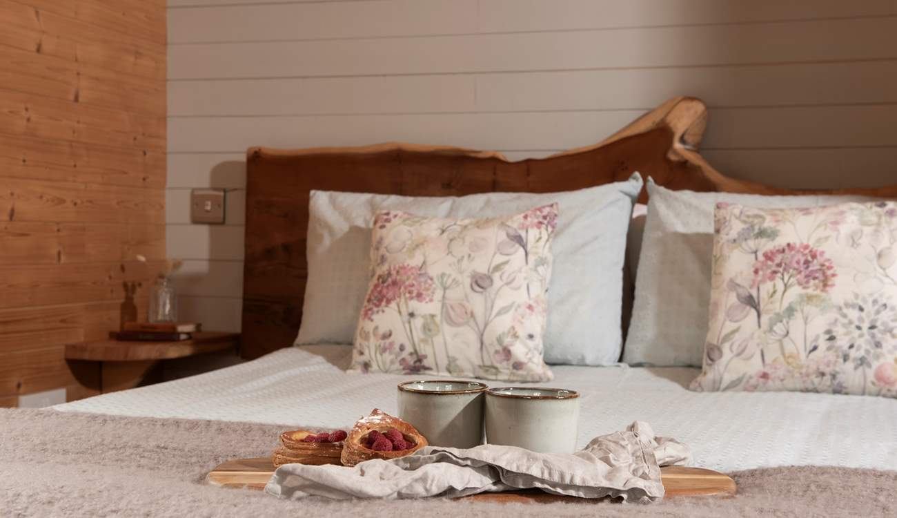 Breakfast in bed is always a good idea. 