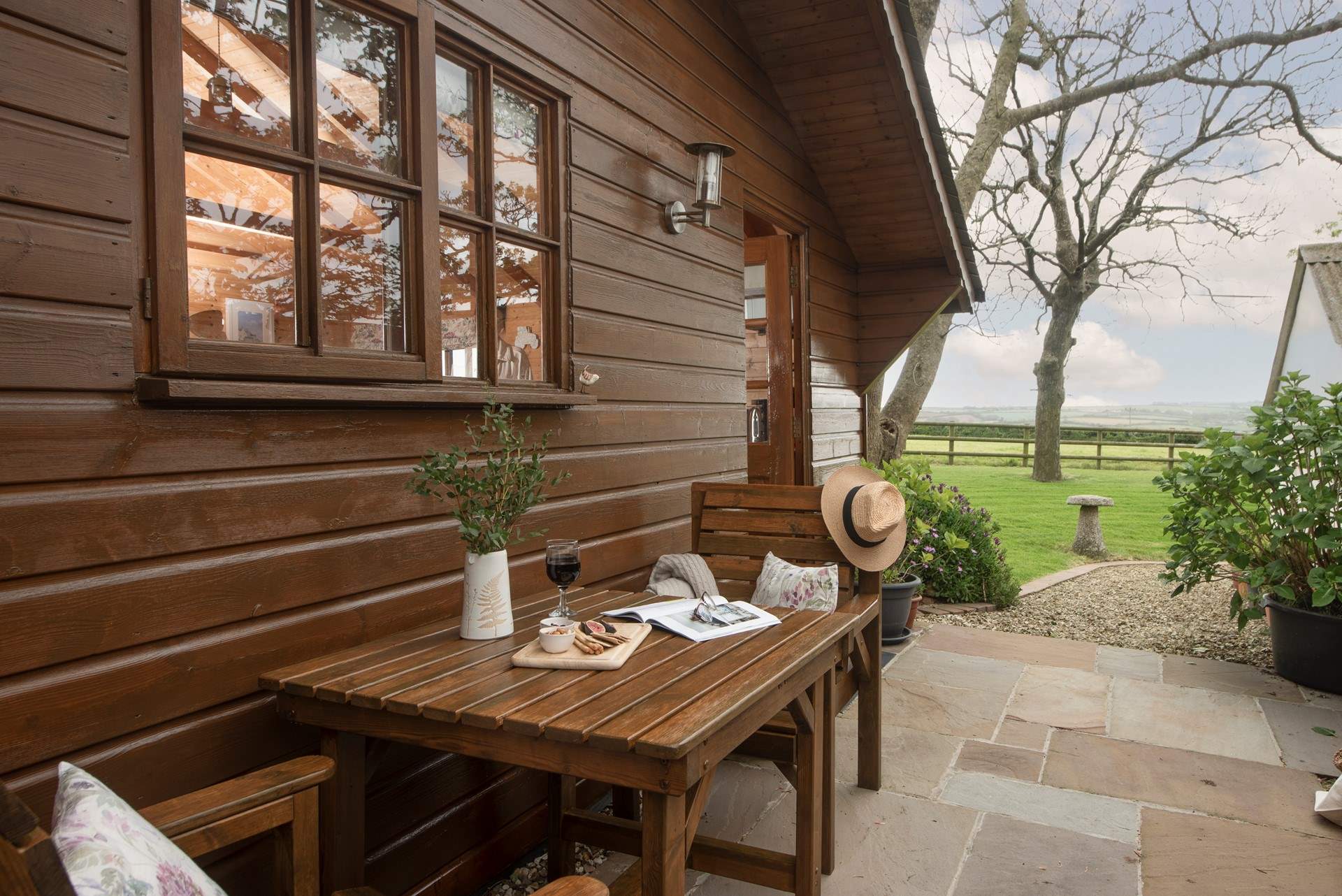 Or a glass of wine as the sun goes down. 