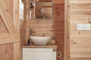 The cute en-suite shower room.
