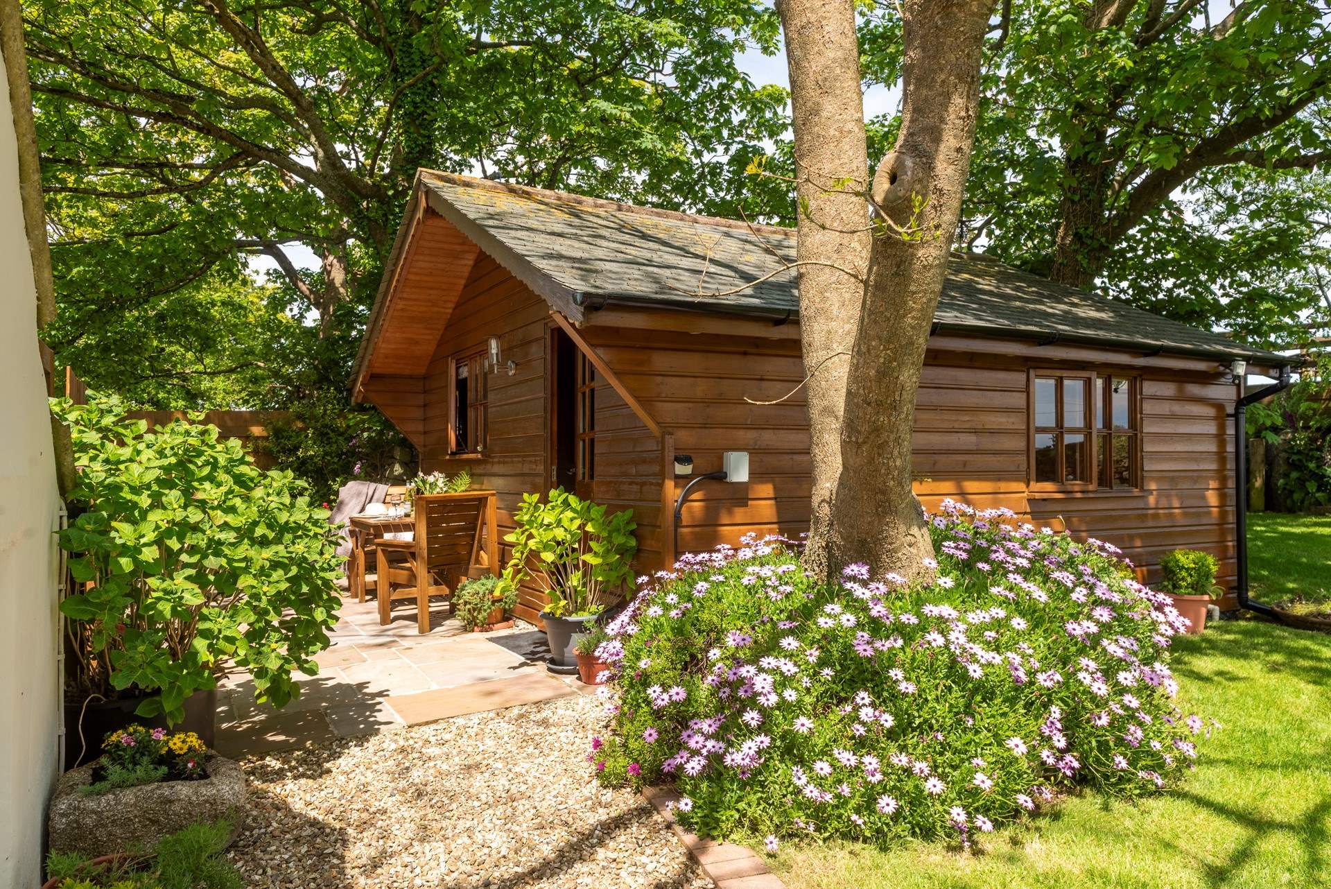 Your own private patio area to enjoy the afternoon sunshine.