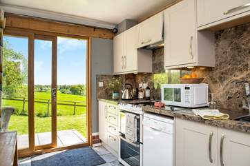 The kitchen has everything you could need but with the local pub just down the road, do you really want to cook when you are on holiday?