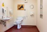 The toilets are accessible to people of all disabilities.