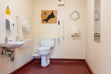 The toilets are accessible to people of all disabilities.