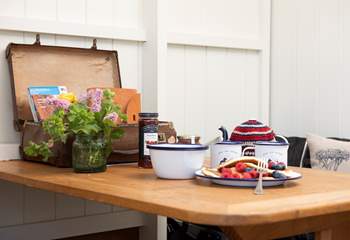 Tuck into a tasty breakfast before heading out on an adventure.