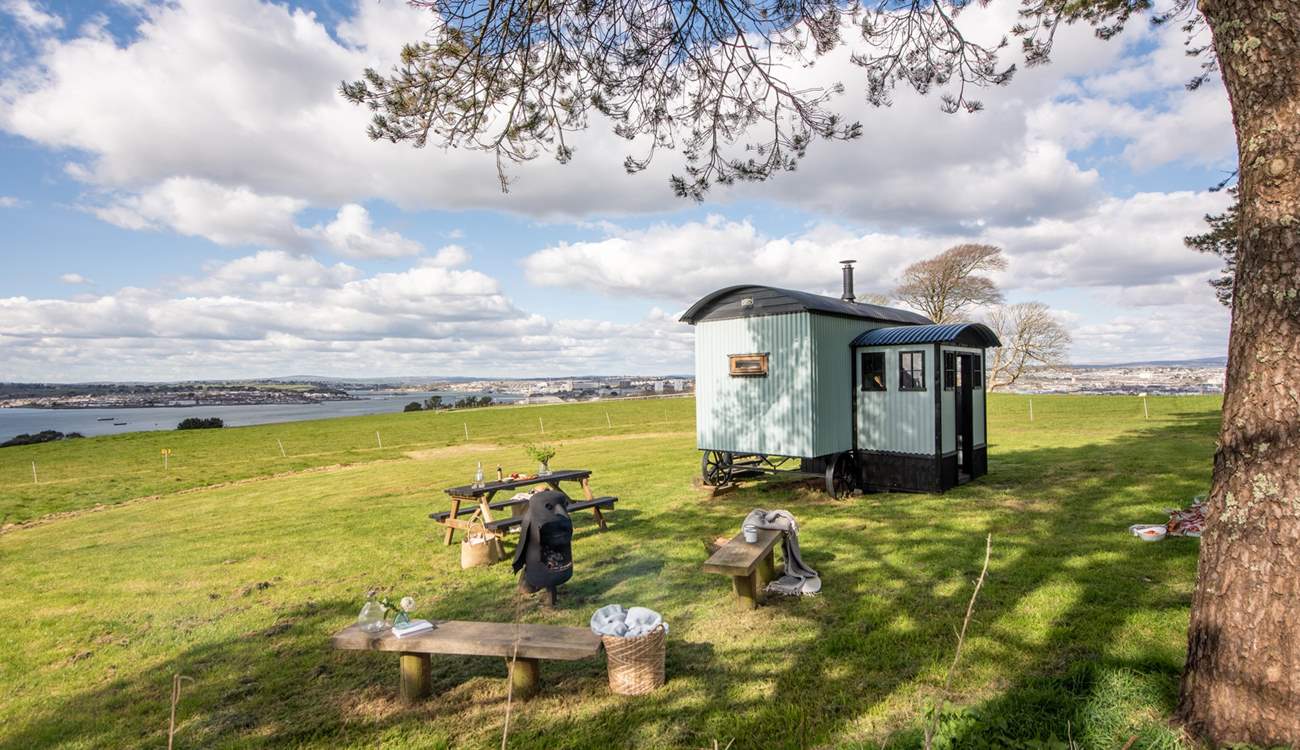 There are plenty of places to relax outside and take in the stunning surroundings.