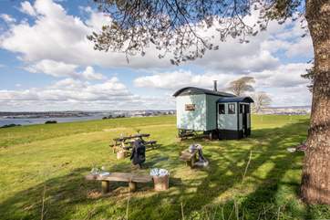 There are plenty of places to relax outside and take in the stunning surroundings.