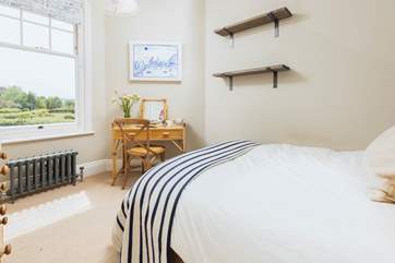 Bedroom 3 has the perfect angle to sit in bed and look out of the window.