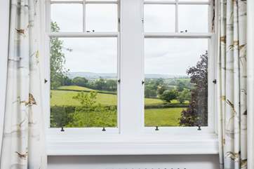 What a view! Take it all in from the comfort of your bed in Cross Park's main bedroom.