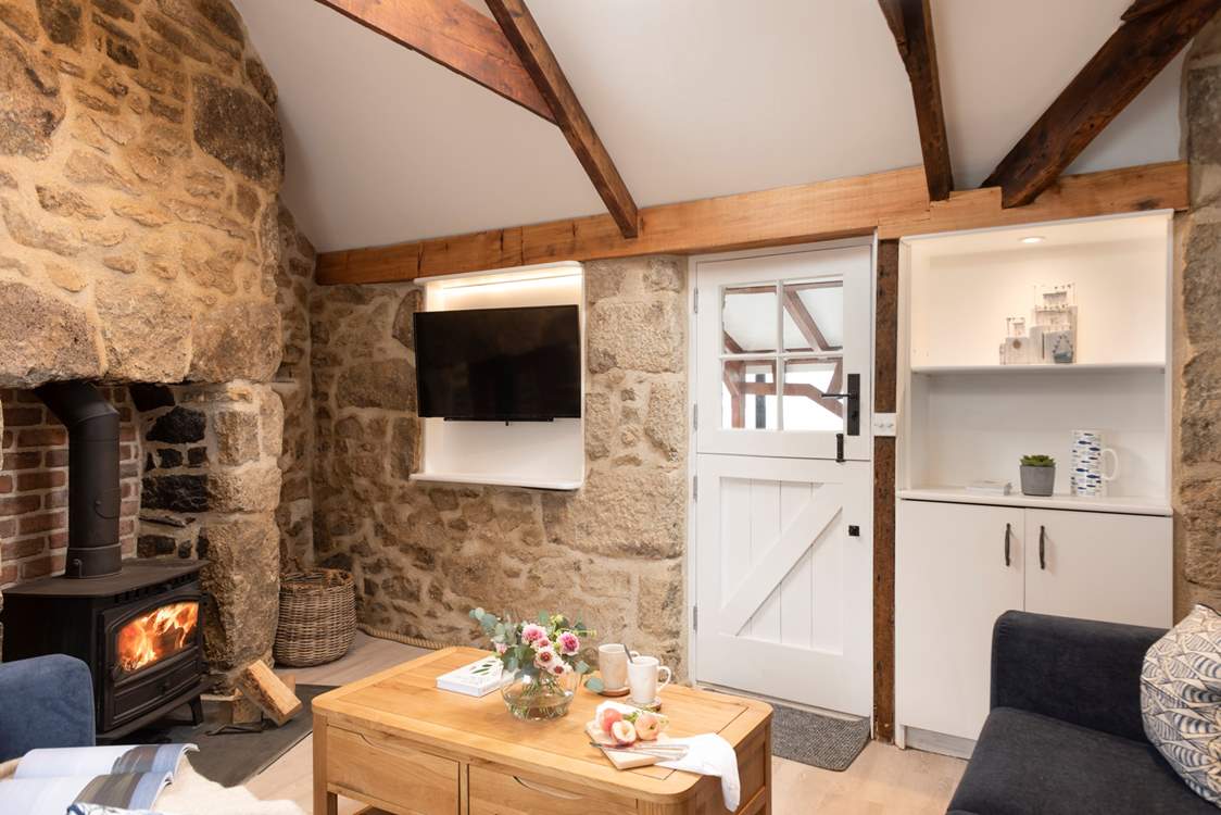 The oak beams are all originals and have been lovingly restored.