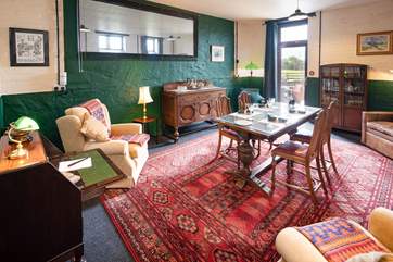 Cosy surroundings in a magical setting.