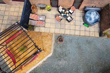 The fabulous outside space, perfect for warm summer days.