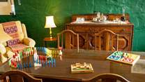 Traditional wooden games make the ideal holiday pastime on rainy days.