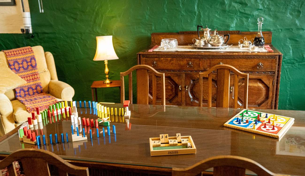 Traditional wooden games make the ideal holiday pastime on rainy days.