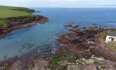 St. Brides beach, just down the road, sand and rock pools to explore. The perfect place for an evening swim and a sunset barbeque. - Thumbnail Image