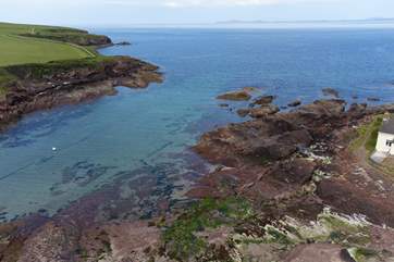 St. Brides beach, just down the road, perfect for an evening swim and a sunset barbeque.