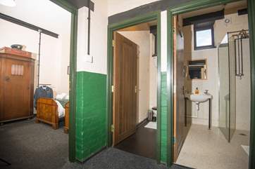 Private facilities for the beautifully recreated 1940s bedroom.