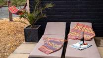 ...or perhaps relax on the sun-loungers. Bliss. 
