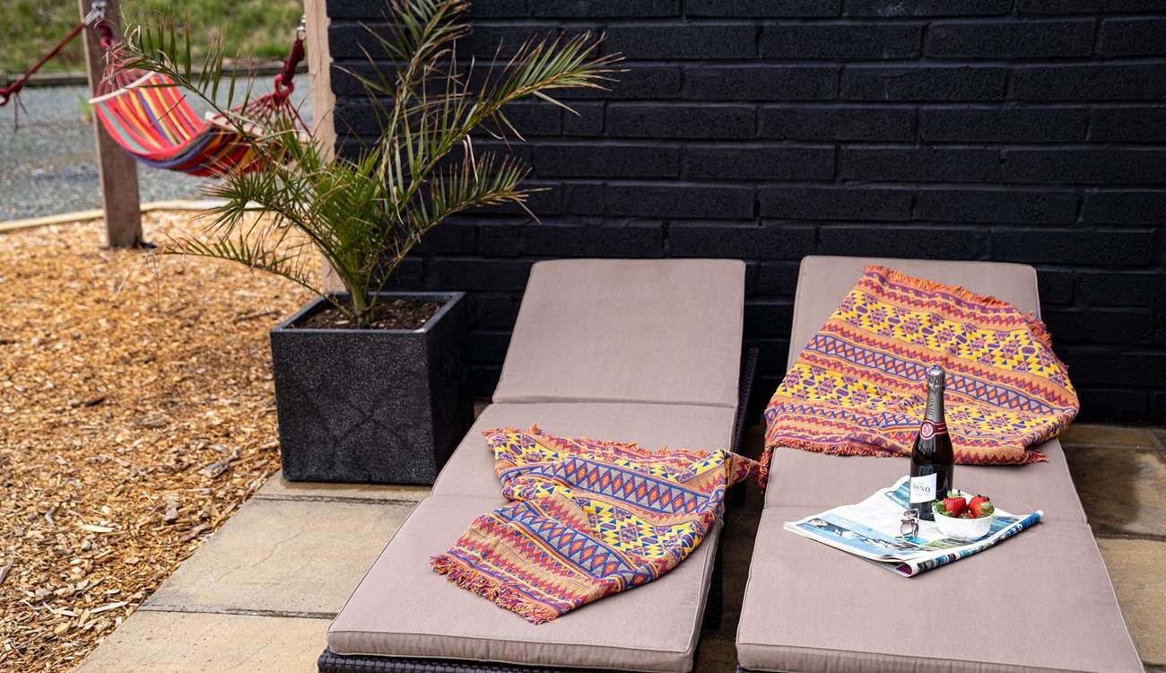 ...or perhaps relax on the sun-loungers. Bliss. 