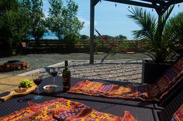 The most enchanting spot to take time out after relaxing in the blissful hot tub.