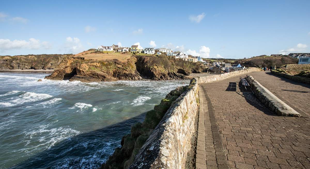 Walk from Broad Haven to Little Haven at low tide. Swathes of golden sand and rolling surf. Nothing like a beach day!