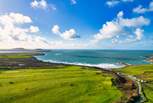 Glorious Whitesands near St. Davids, Take a boat trip to spot the local sea life. You may see a pod of dolphins. 