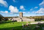 Magnificent St. David's cathedral. The mystical, small city has boutique shops to browse, galleries, good eateries and splendid beaches nearby. 