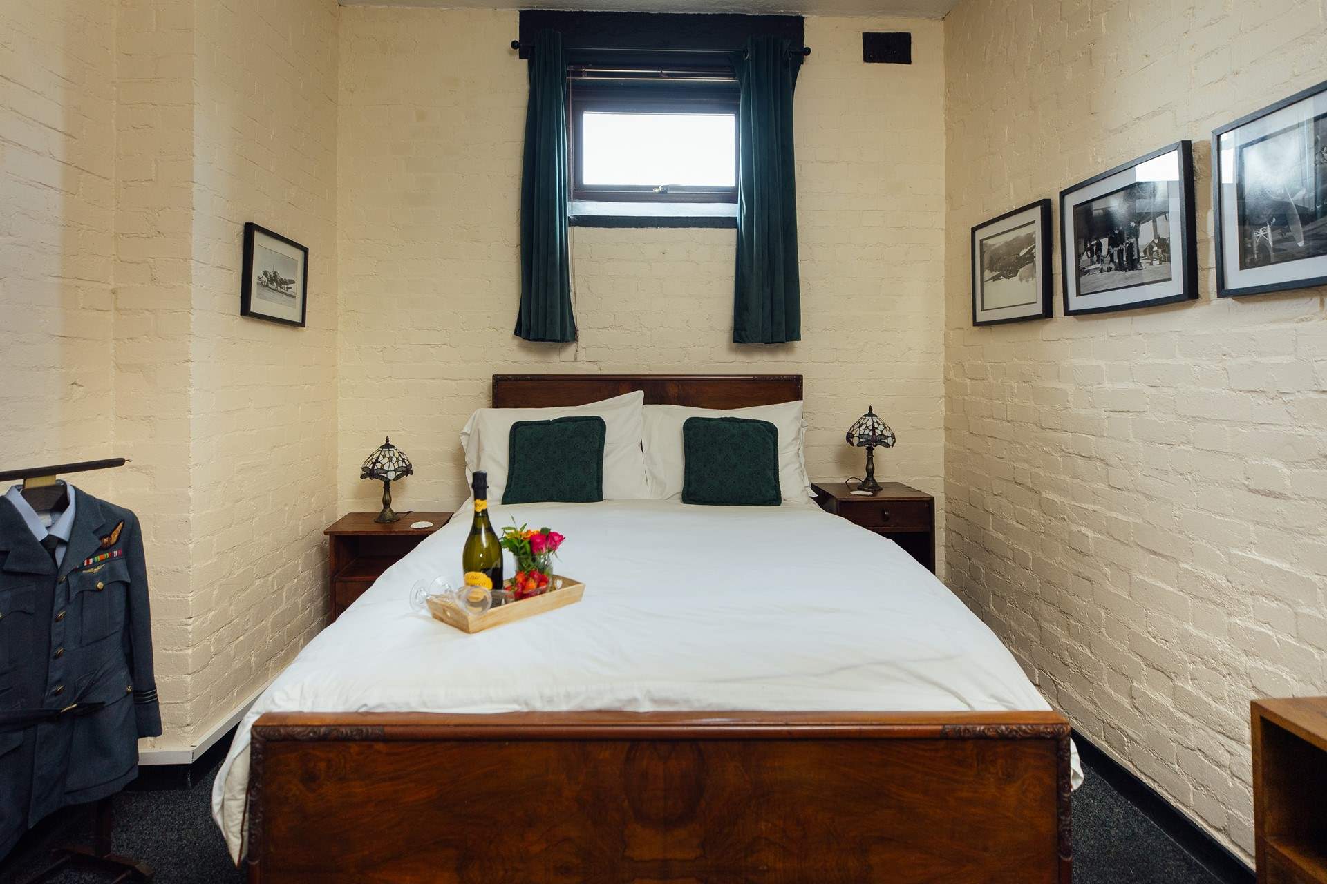 Wander back through the years in Officers' Quarters. The owners have lovingly recreated the nostalgia of the 1940s. 