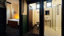 Private shower-room and WC for one of the double bedrooms. 