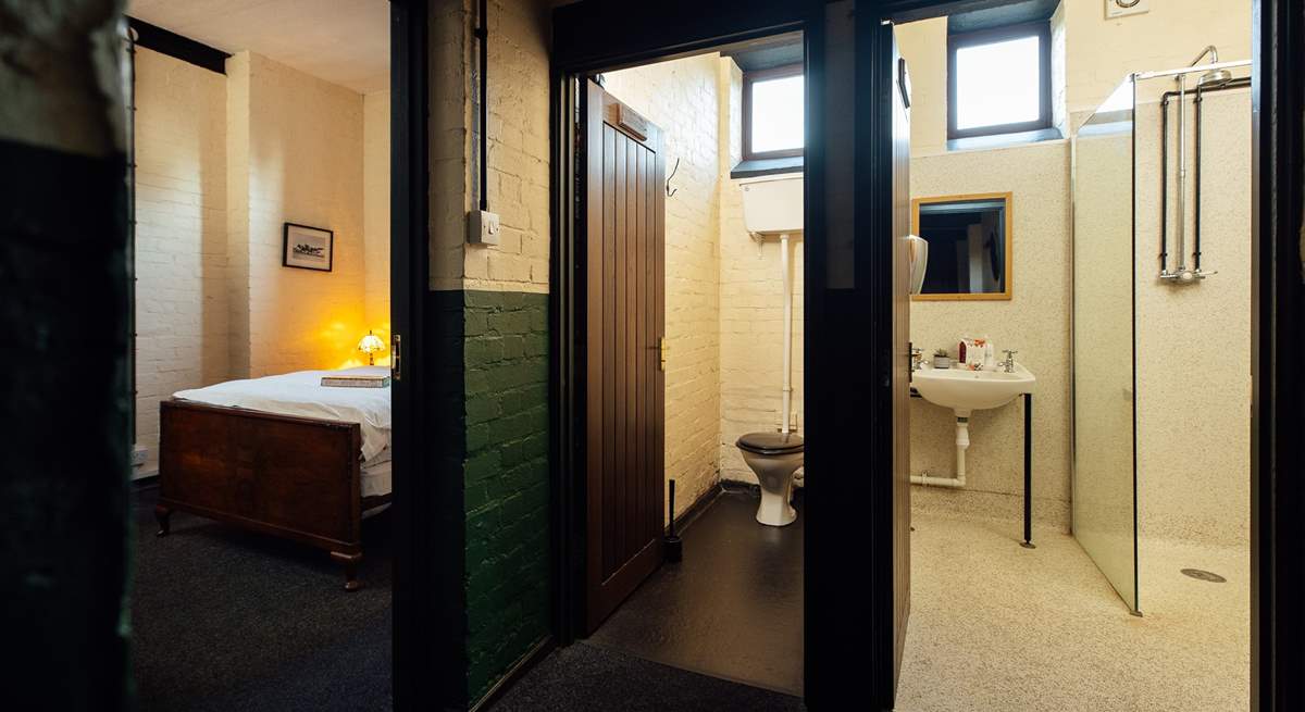 Private shower room and wc for one of the double bedrooms. 