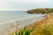 Broad Haven beach is a great things for all things beachy. Delicious eateries, endless golden sands and clear blue surf. Enjoy the magnificent sunsets on a clear summer's night.