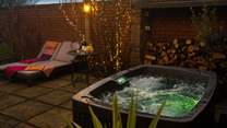 Magical hot tub moments await.