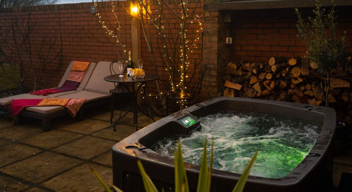 Magical hot tub moments await.