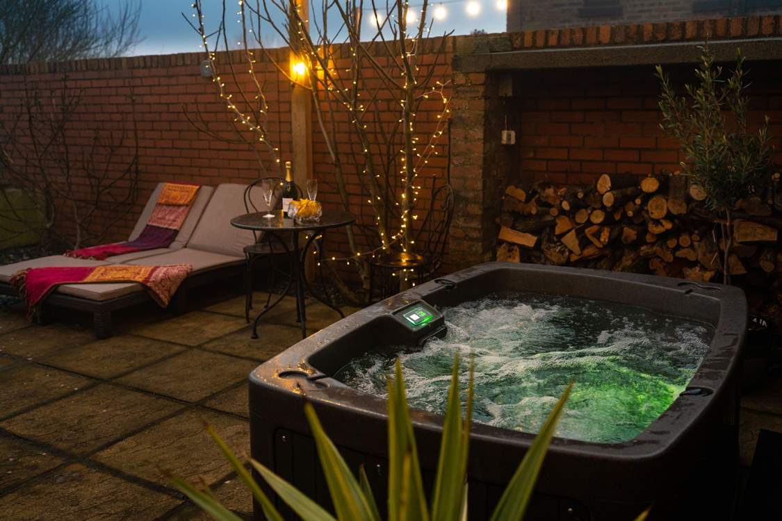 Magical hot tub moments await.