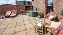 The outside space is such a lovely place to enjoy the sunshine.