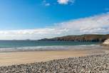 Along the coast, glorious Newgale. Perfect for a stroll along the neverending sands or a refreshing dip in the rolling seas. 