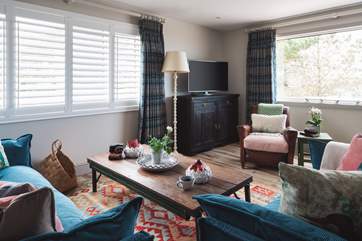 There's plenty of room for all to spread out and relax.