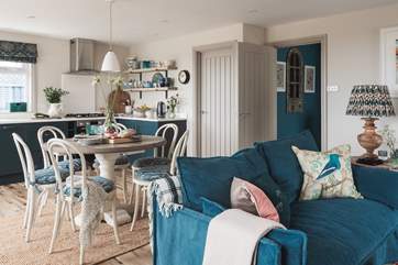 With such wonderful interiors you would be forgiven for never venturing far from your holiday home.