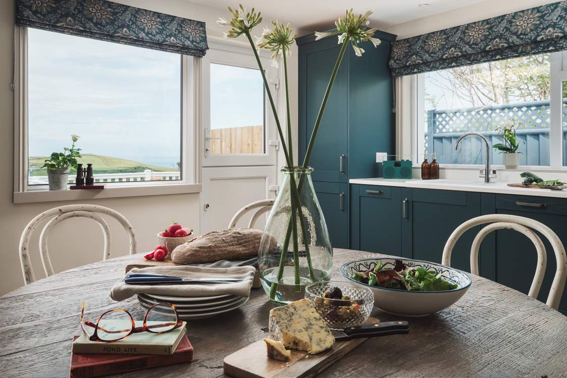 Pull up a pew and and indulge in leisurely lunches soaking up that view.