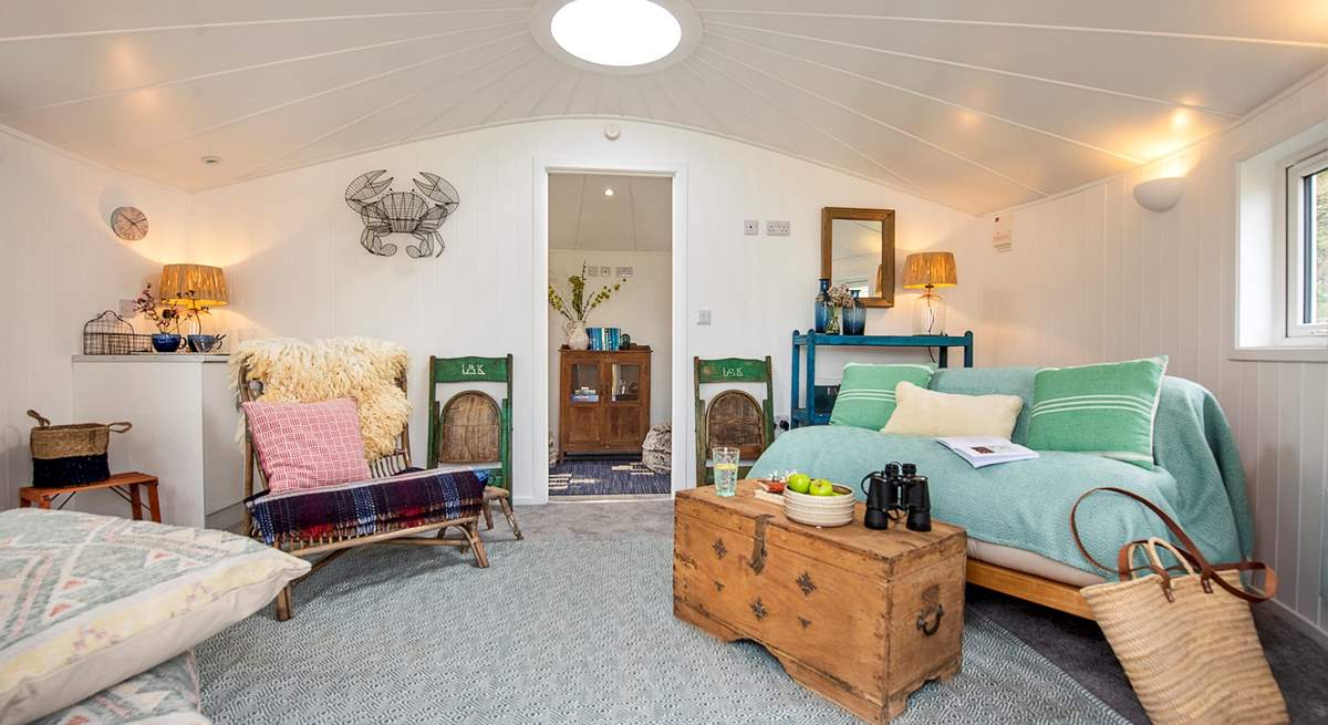 The Yurt even has a double Futon should you want to stay the night!