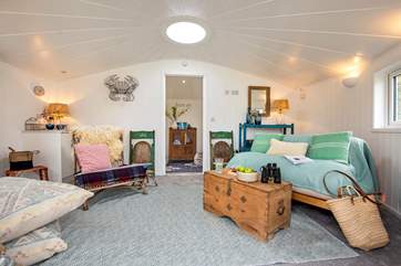 The Yurt even has a double Futon should you want to stay the night!
