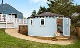 Bossiney Cabin even has its own wooden 'yurt' - how special is that - it's a super chillout zone for young and old alike - Thumbnail Image