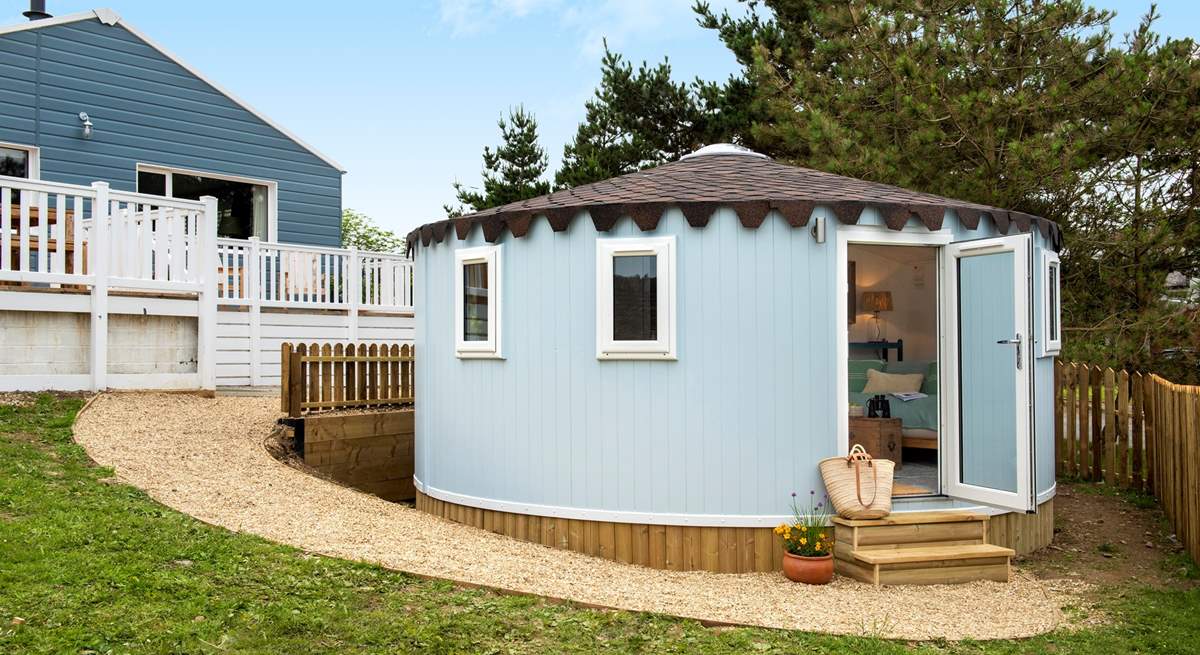 Bossiney Cabin even has its own wooden 'yurt' - how special is that - it's a super chillout zone for young and old alike