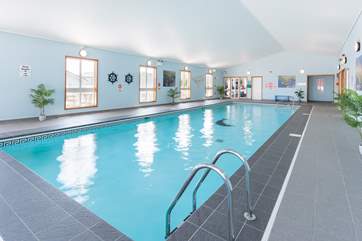 You are welcome to use the pool on the park - there is also a gym as well