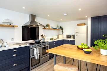 The large range-style cooker will delight the budding chefs in your party.