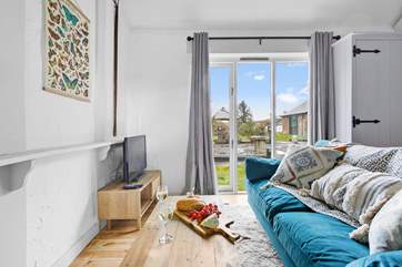 Furnished with comfort in mind, Chappell Cottage has an open plan living area.