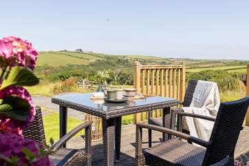 The lovely view will have you captivated at Trespaddick Cottage.