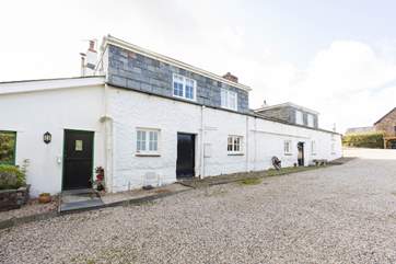 Tucked away on the Treworgie Barton complex, Warner Cottage (on the left) is a little piece of heaven.