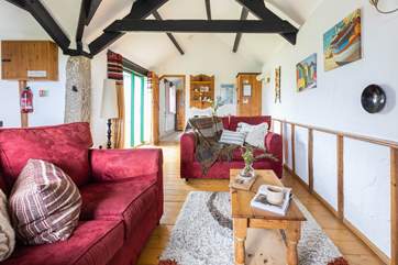 The sociable open plan living space.
