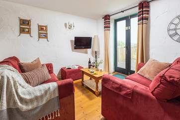 Relax on the comfy sofas after a day out exploring.